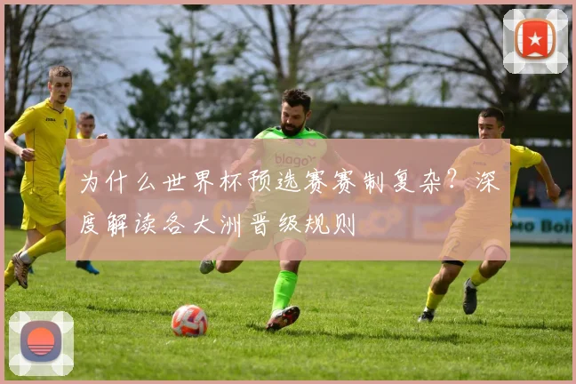 为什么世界杯预选赛赛制复杂？深度解读各大洲晋级规则